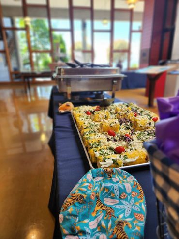 Community Table Setup for the Holidays