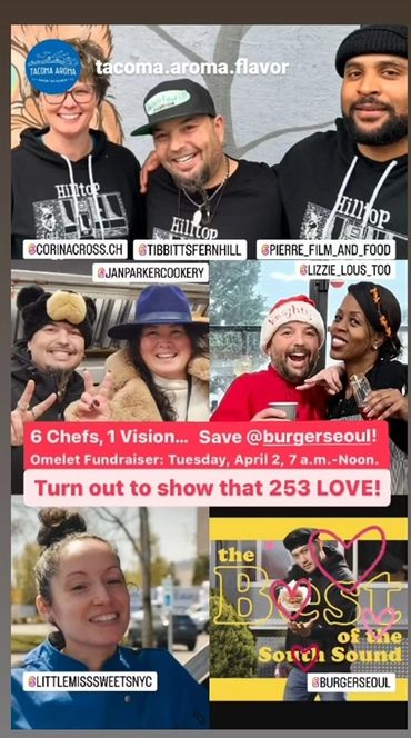 Community Event Flyer and Chef Collaboration