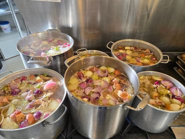 Real Potatoes Cooking in the Kitchen
