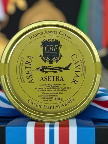 100g of rare Almas ( Diamond ) Caviar from the Caspian Sea—pure luxury in every bite.