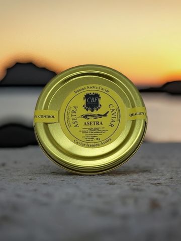 10g of rare Almas ( Diamond ) Caviar from the Caspian Sea—pure luxury in every bite.