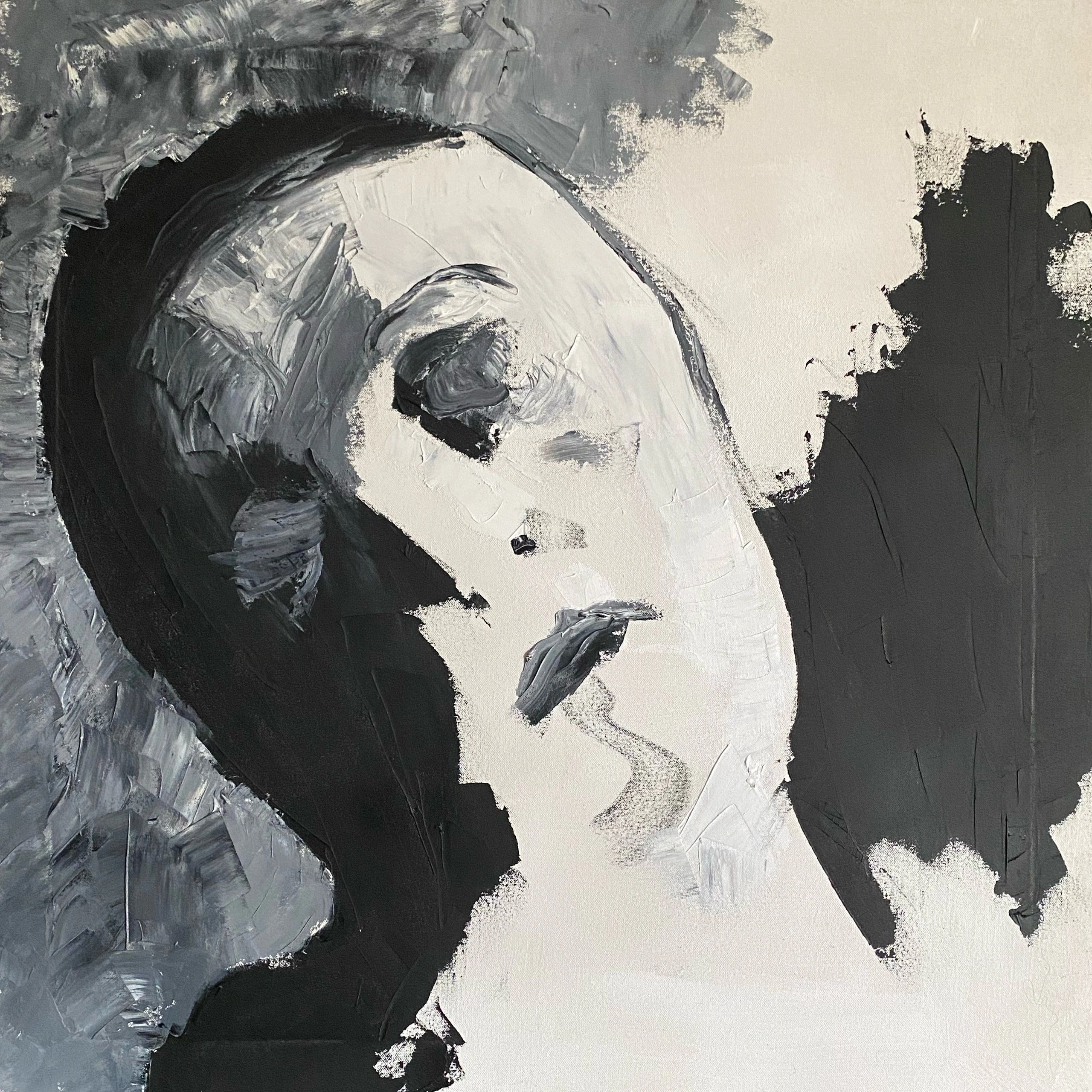 Self Portrait, oil on canvas