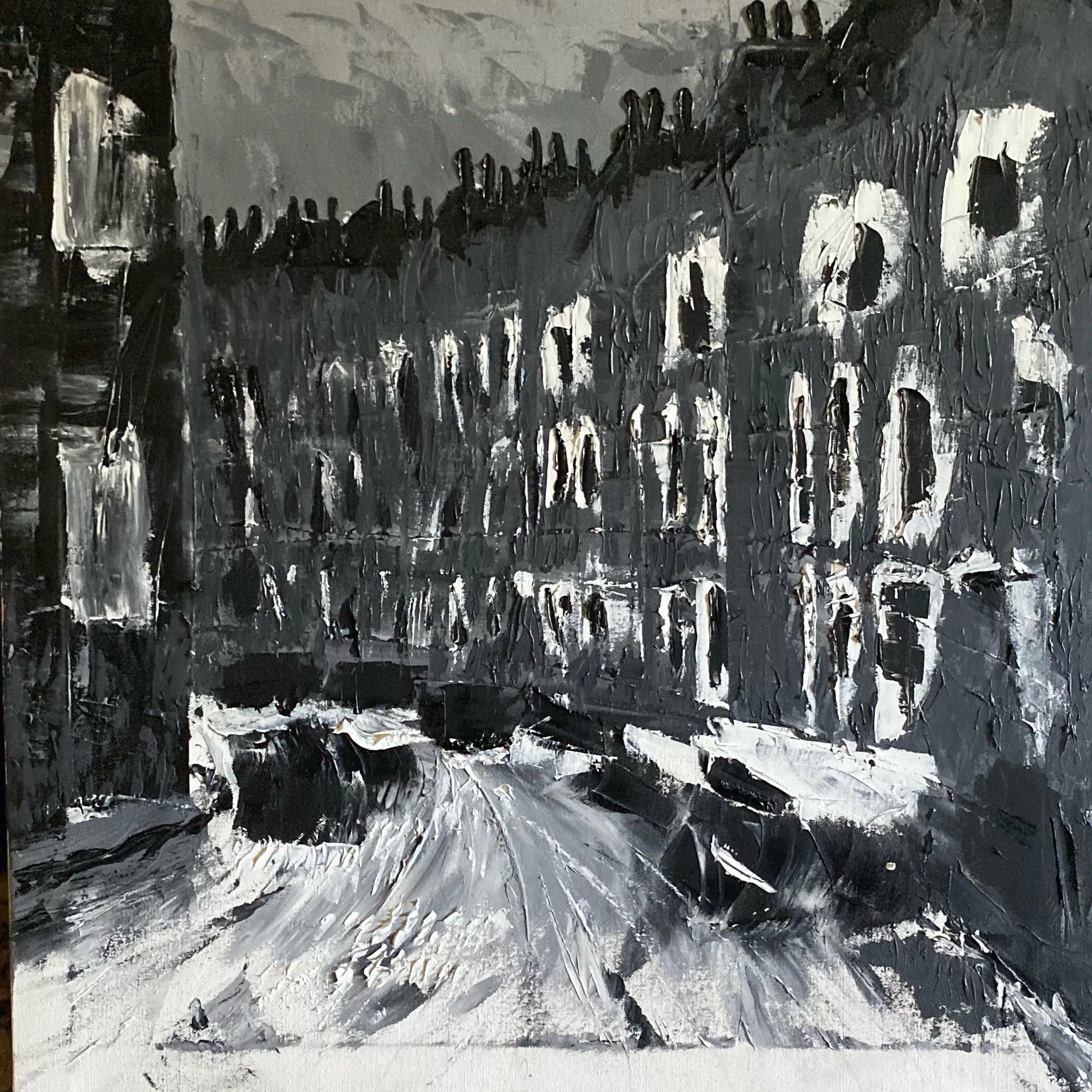 On the Way to Hampstead Heath, oil on canvas