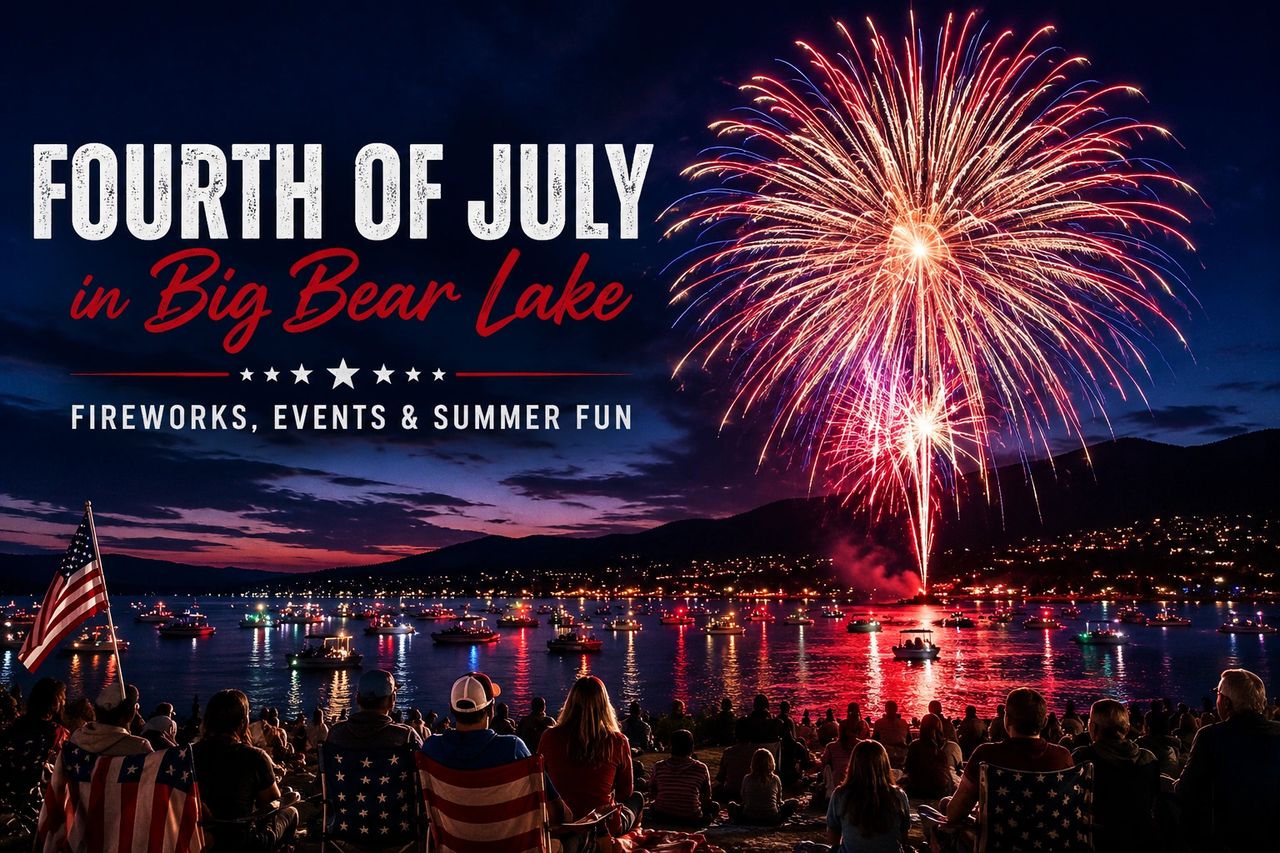 Celebrate the Fourth of July in Big Bear Lake with fireworks, lake activities, boating, hiking, restaurants, and summer mountain getaways. Discover why Big Bear Lake is one of Southern California&rsquo;s top destinations for Independence Day weekend vacations and family travel.