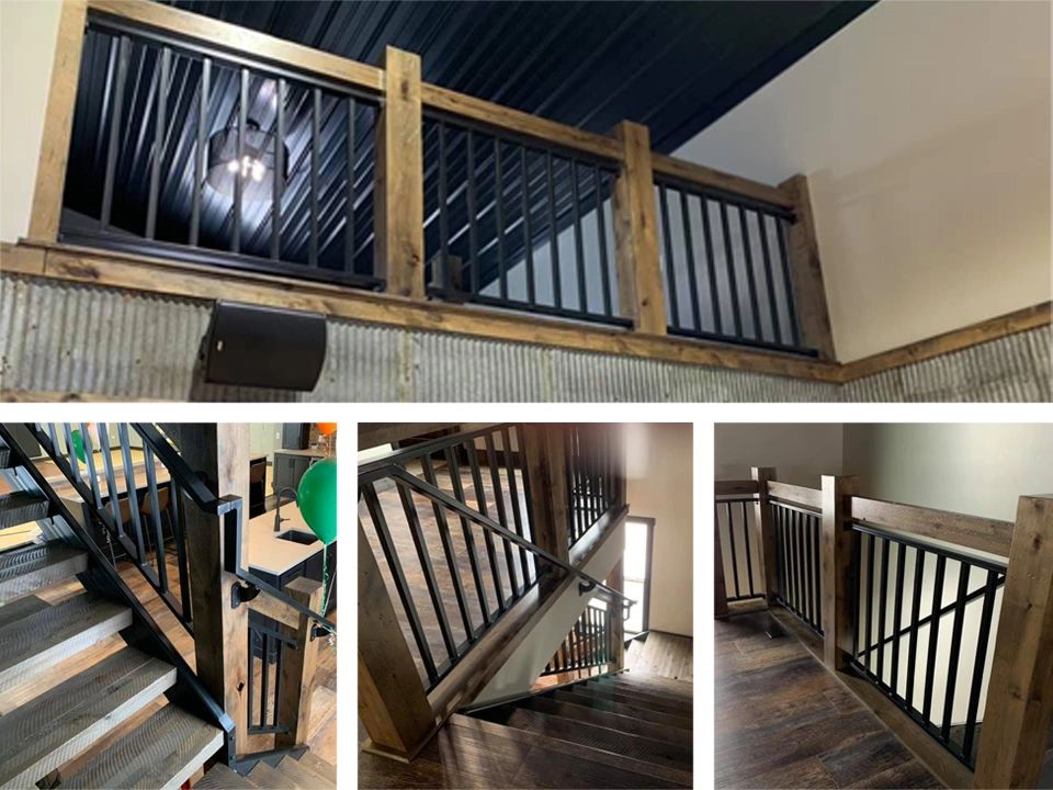 All the Details on Our Industrial Metal Stair Railing - Plank and