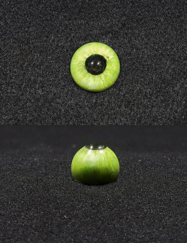 Creature Eye: Molded, casted, and painted by me. Made with Dental Acrylic. 