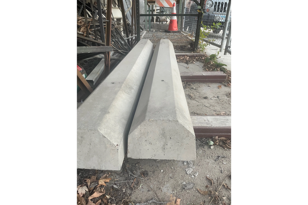 Truck size parking curbs