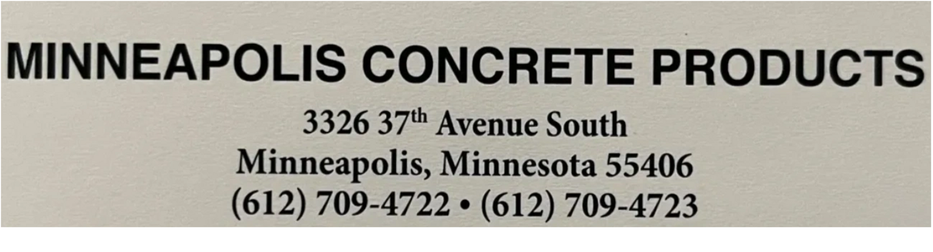 Minneapolis Concrete Products