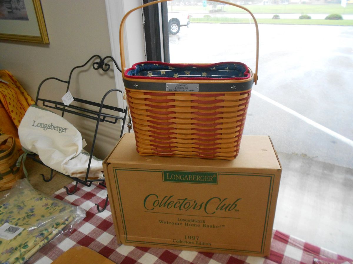 Longaberger' Hand Made in USA! Whistle Stop Basket - Shallotte
