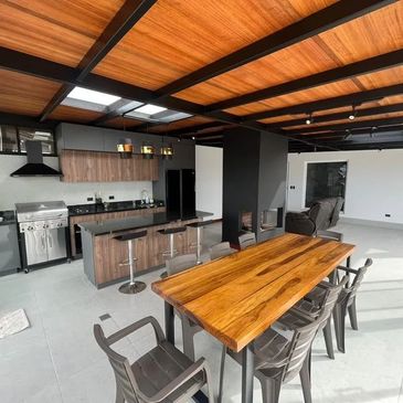 pergola, pergola de madra, arquitecto, cubierta, bbq, parrilla, cubierta