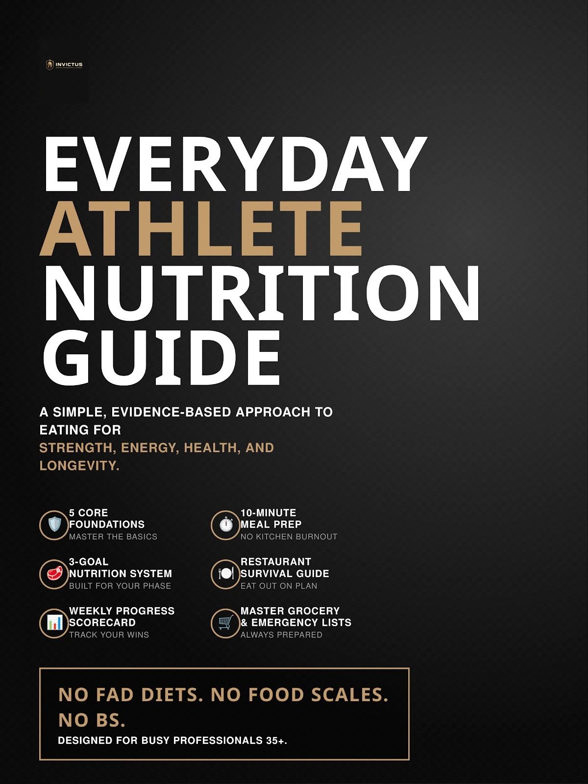 Everyday Athlete Nutrition Guide for strength, energy, health, and longevity.