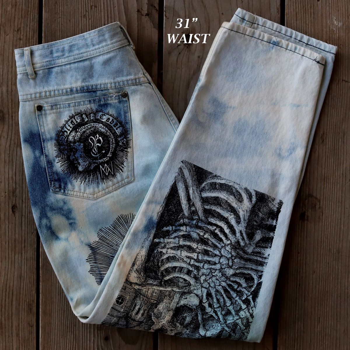 Upcycled Vintage 90's Jeans - C