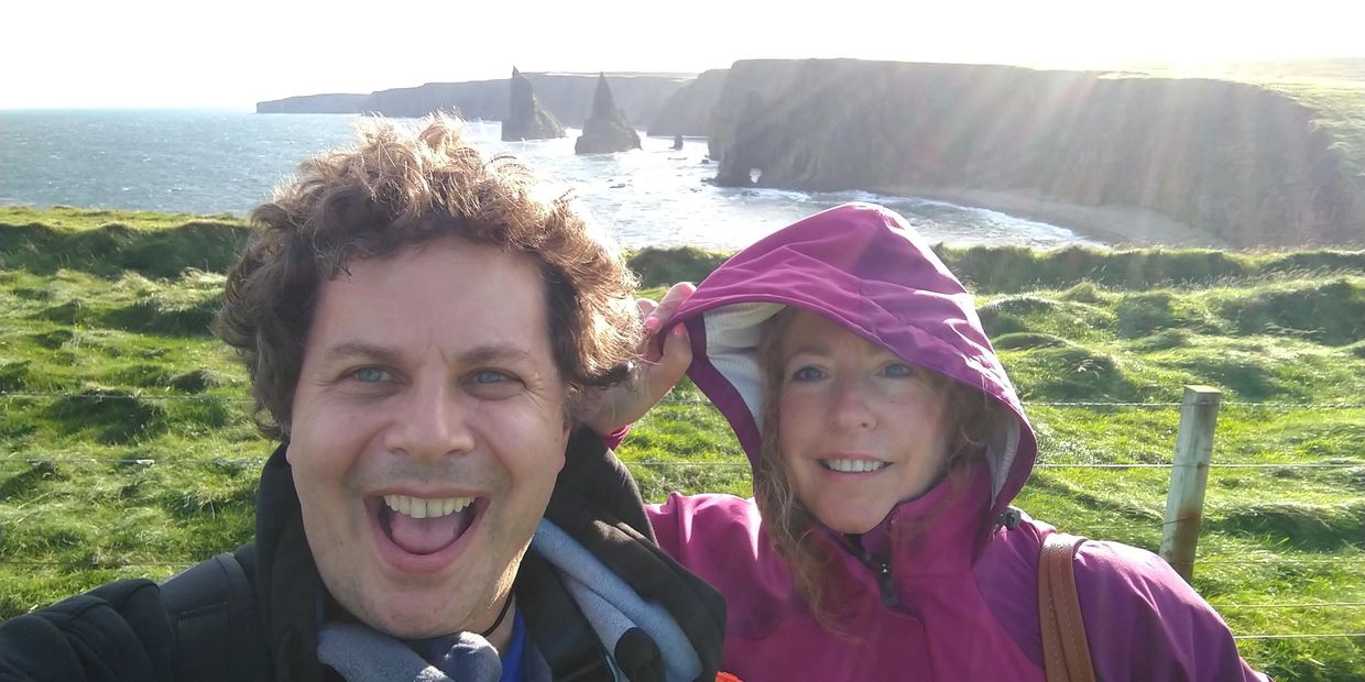 Stacks of Duncansby near John O'Groats Scotland UK