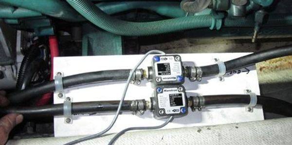 Fuel Flow Meter used in the decarbX solution in order to accurately measure fuel consumption. 