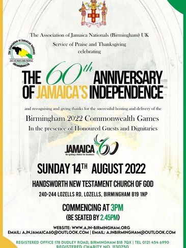 Association of Jamaican Nationals (Birmingham) UK - Charity, Jamaican ...