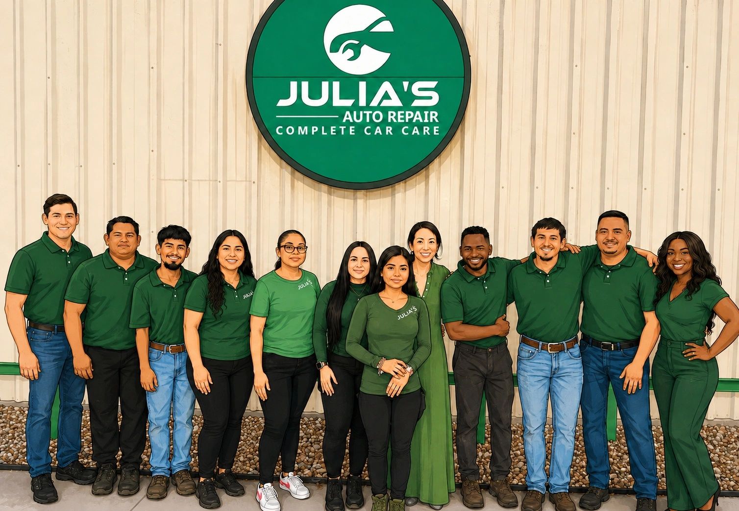 Julia's Auto Repair cover