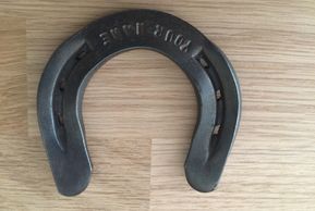 Lucky Horseshoe with your name
these horseshoes I make specifically for  stamping names on they  
ar