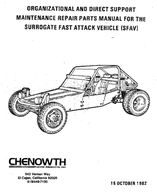 Fast attack vehicle manuals 