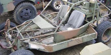 Fast attack vehicle ready for restoration 