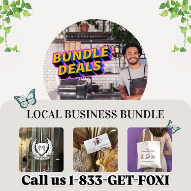 🚀 Launch, Market & Grow — with FoxiPrint’s Custom Print Bundles for Small Businesses! 
