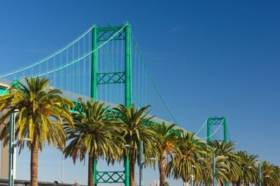 Vincent Thomas Bridge in San Pedro, CA