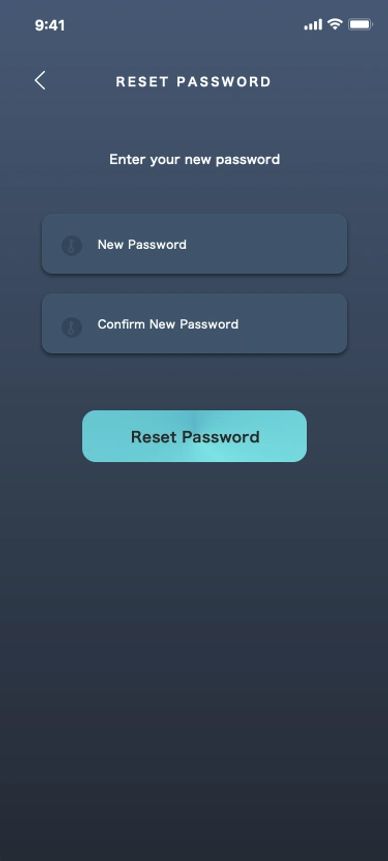 Enter in new password