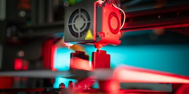 Custom print packaging in production