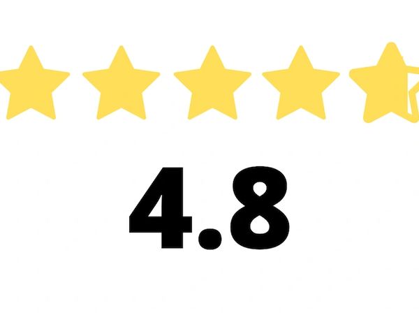 4.8 star review