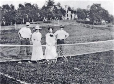 Tennis on "Aventine Hill" in 1906