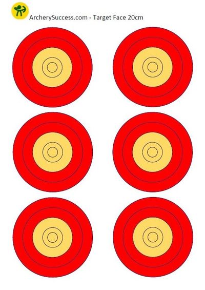 10pcs 60×60cm Target Paper Shooting Archery Face Spot Bow Bullseye
