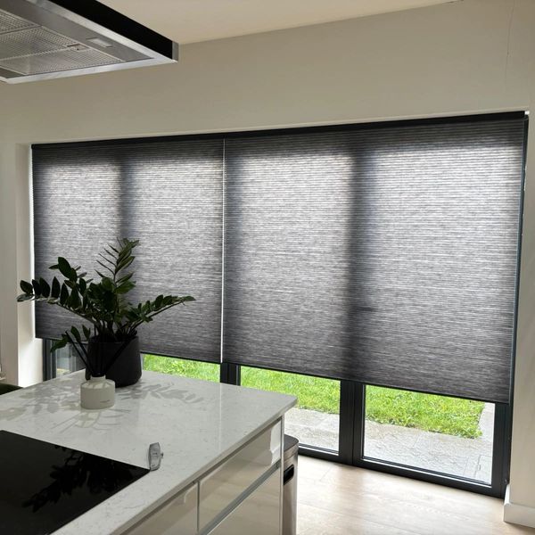 smart powered duette thermal blind