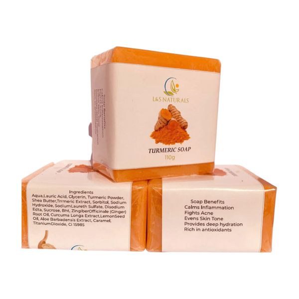 L&S Naturals Tumeric soap 110g
