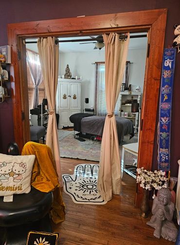 Feature a state-of-the-art massage table designed to deliver an unparalleled experience