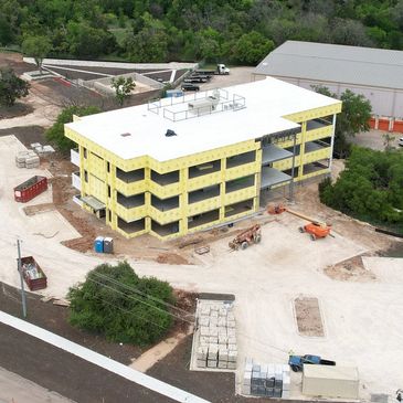 Multistory building project under construction with GSA aligned scope and rapid buildout