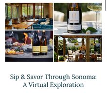 Sip and savor virtual event 