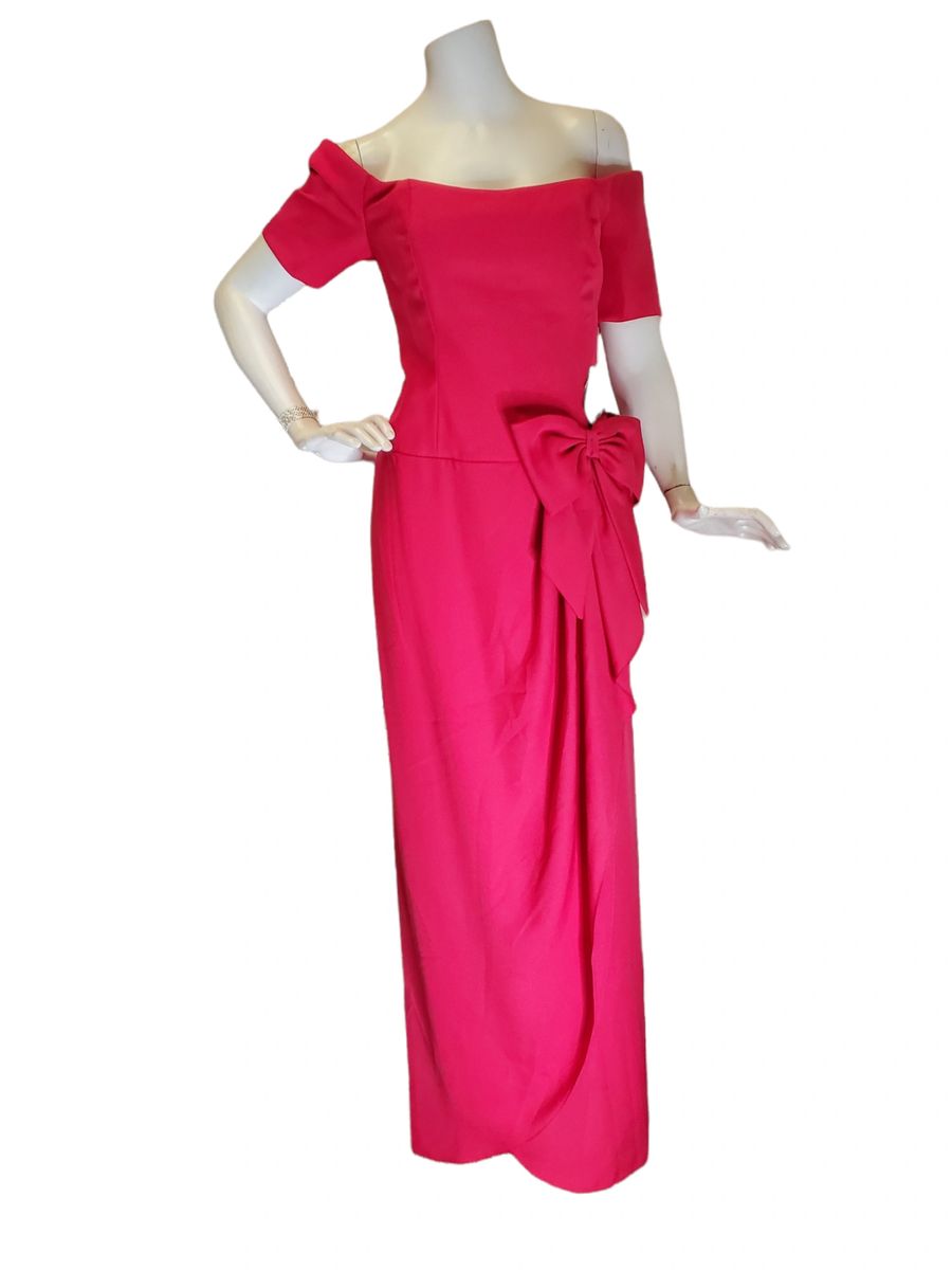 Vivian Dessy Diamond late 80s Fuschia Gala Dress