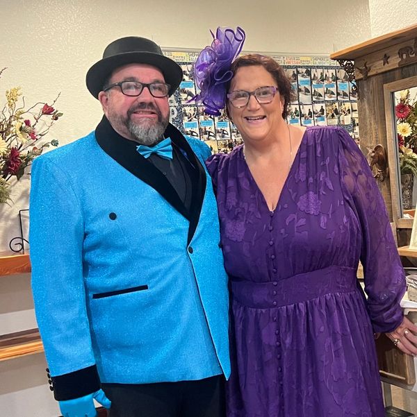 Pastor Rick and his wife, welcoming to all. 