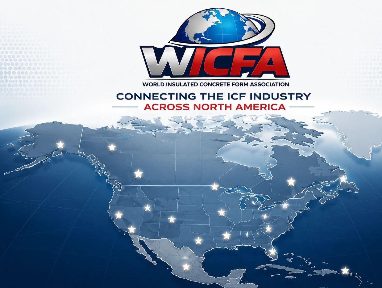 Map highlighting WICFA locations in North America.