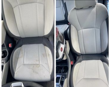 Stain removal Interior Detail Job. Upholstery Cleaning.