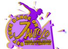 Logo for 7 Angelo Street Dance School featuring a dancer silhouette and vibrant colors.