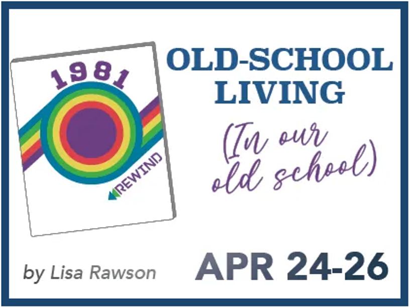 A 1981 high school yearbook. A play about the class of '81 buying their Old School to live in it.