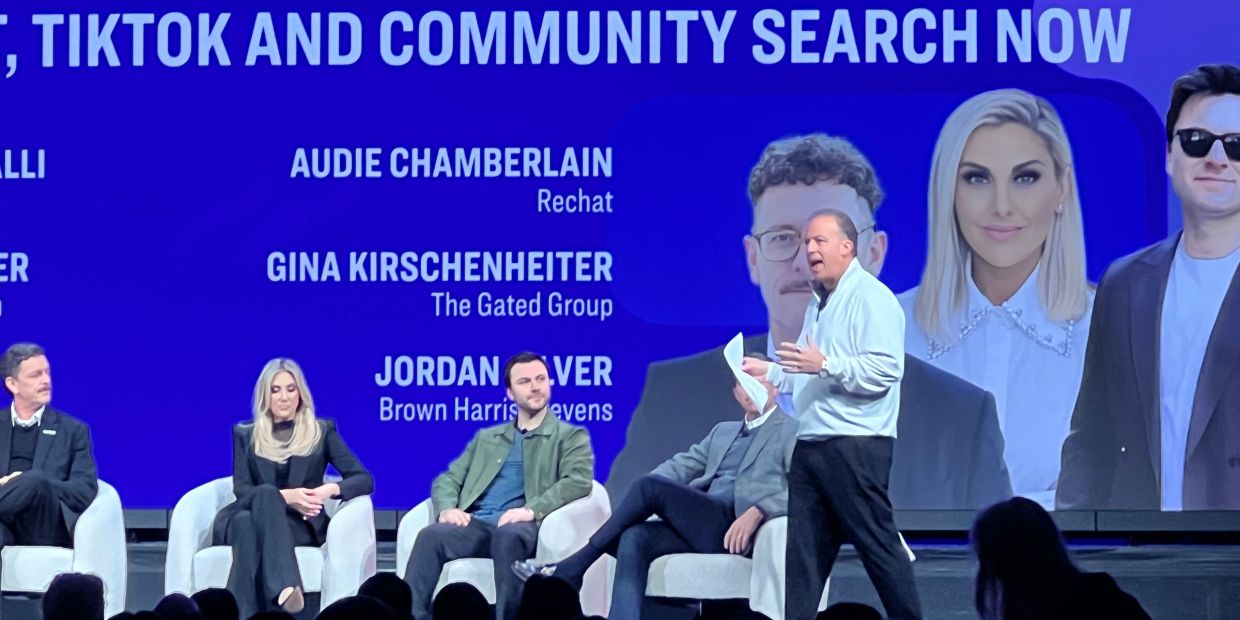 Panel discussion on TikTok and community search with industry experts.