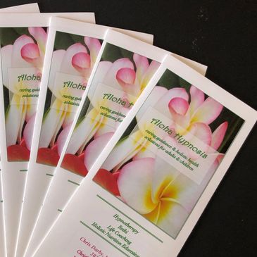 Aloha Hypnosis Brochures fan