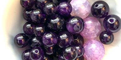 Amethyst, protection, protective, tranquility, relieves, balance, gems, stones, gemstones, beads, semi precious, bracelets, jewellery 