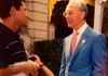 Mark Mallon with Franz Beckenbauer (German World Champion player and coach) in Paris, France