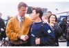 Mark Mallon with World Coach of the Year Louis Van Gaal after AJAX wins world championship in Holland