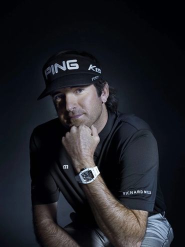 Bubba Watson for Richard Mille watches
Makeup/grooming by Allison Pynn
