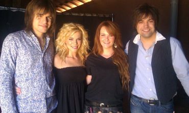 Me & The Band Perry shooting acoustic video of "If I Die Young". I've tried SO HARD, but could never