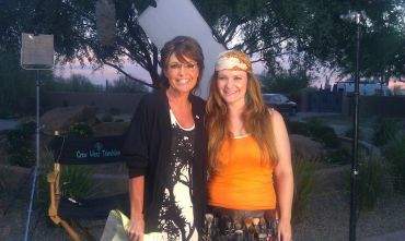 One of many times I worked with Sara Palin. The 1st time I walked in her house she opened the door &