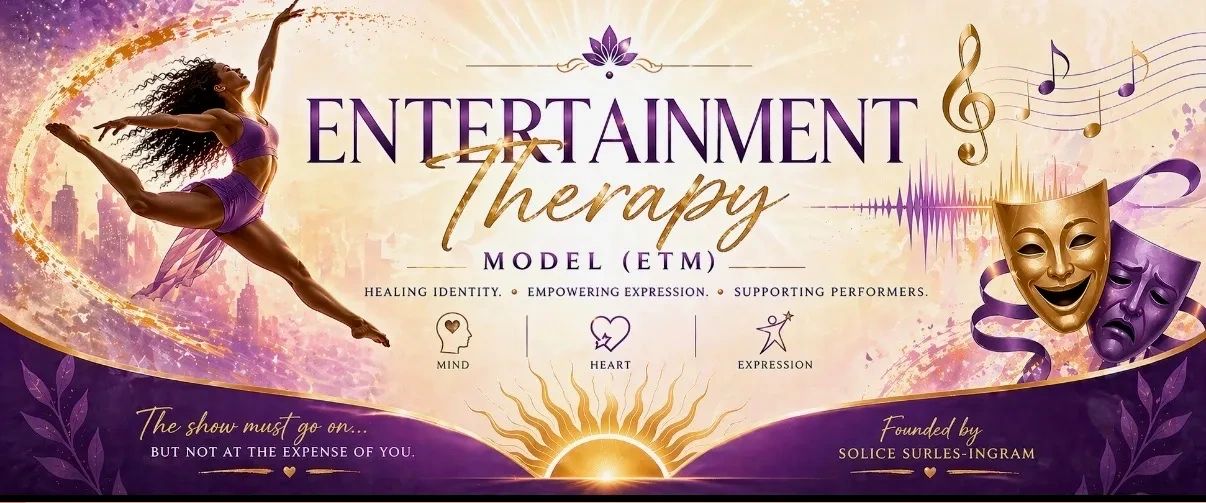 Entertainment Therapy Model promotes healing, empowerment, and support through arts.